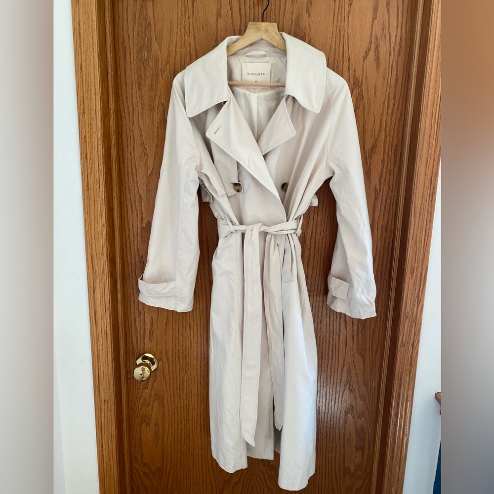Nude Lucy Odyssey Trench Coat - Size: M - Picture 2 of 6